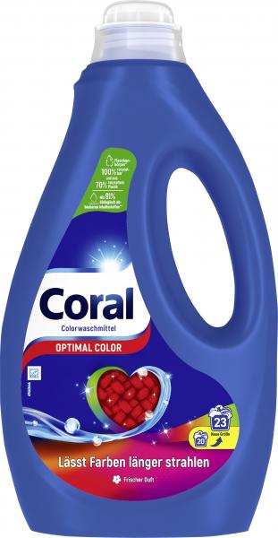 Coral Colorwaschmittel Flüssig Optimal Color