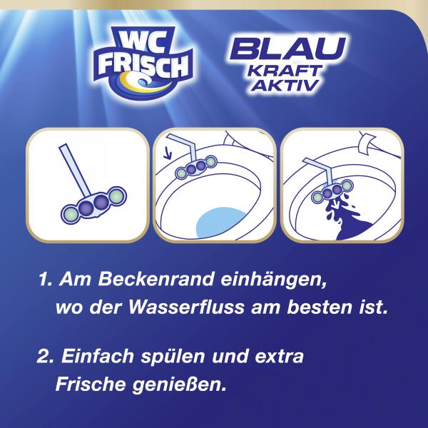WC Frisch Kraft-Aktiv Blauspüler Ozeanfrische