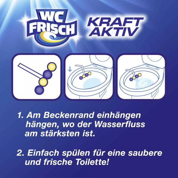 WC Frisch Kraft-Aktiv Duftspüler Lemon