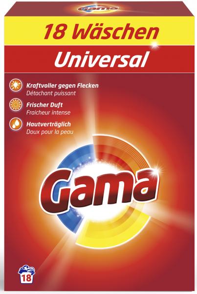 Gama Universal Waschmittel Pulver