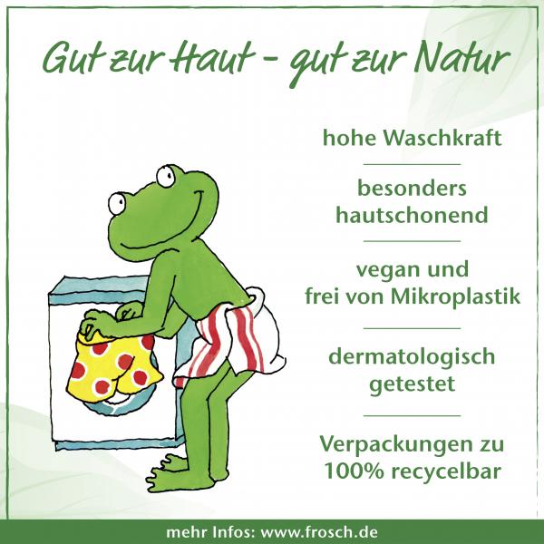 Frosch Waschmittel Flüssig Granatapfel Buntwäsche