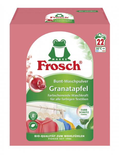 Frosch Bunt-Waschmittel Pulver Granatapfel