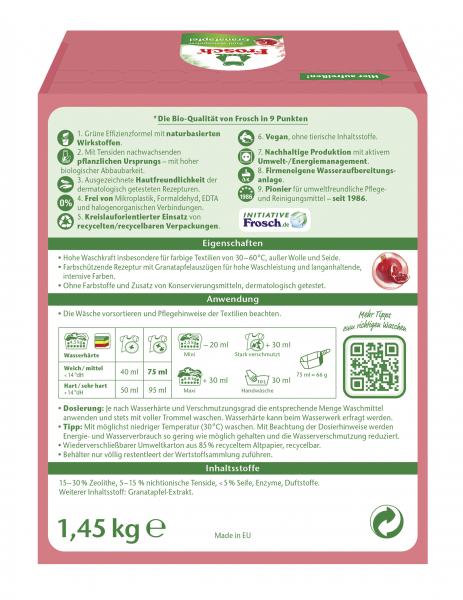 Frosch Bunt-Waschmittel Pulver Granatapfel