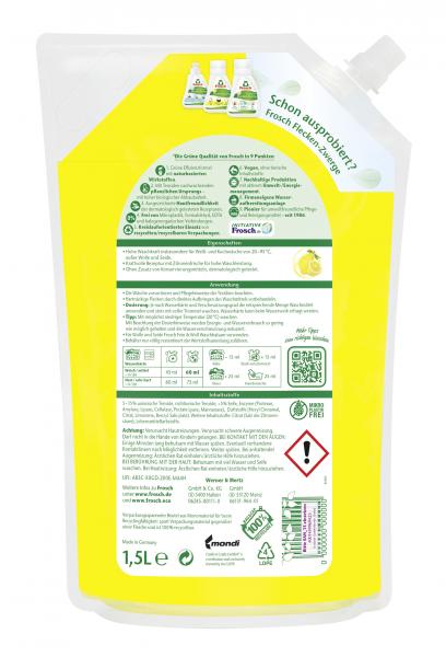 Frosch Voll-Waschmittel Flüssig Citrus