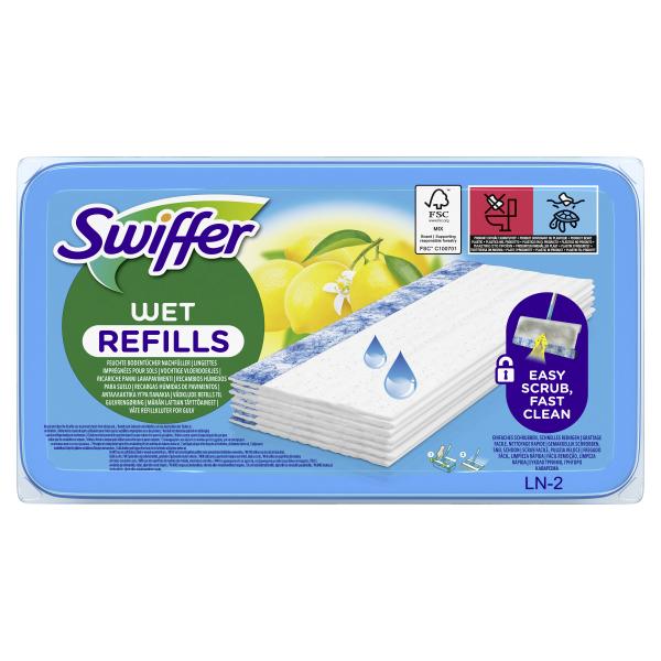 Swiffer Wet 12 Feuchte Bodenwischtücher Citrus Fresh Nachfüllpack