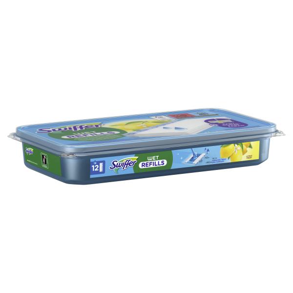 Swiffer Wet 12 Feuchte Bodenwischtücher Citrus Fresh Nachfüllpack