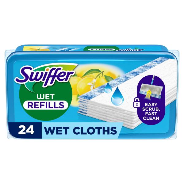 Swiffer Wet 24 Feuchte Bodenwischtücher Citrus Fresh Nachfüllpack