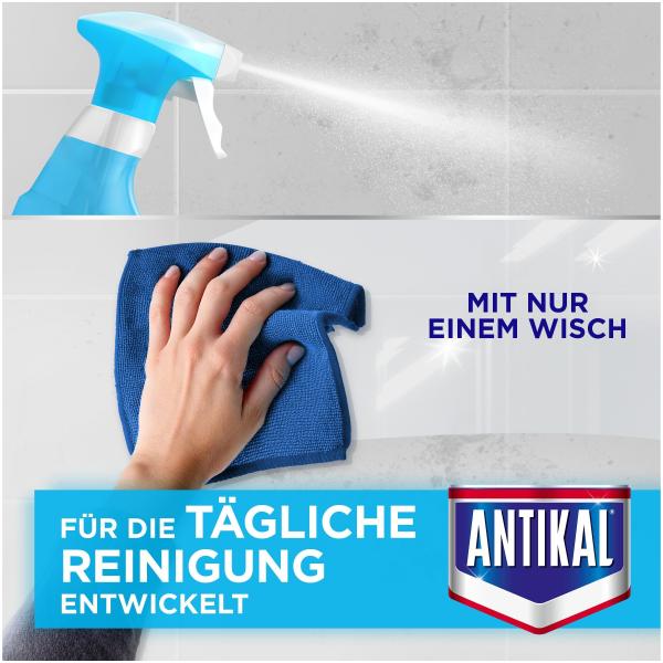 Antikal Kalkreiniger-Spray Dusche Express Weiße Frühlingsblume