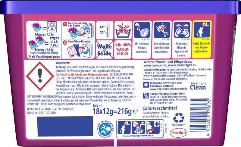 Spee Color 4in1 Power Caps