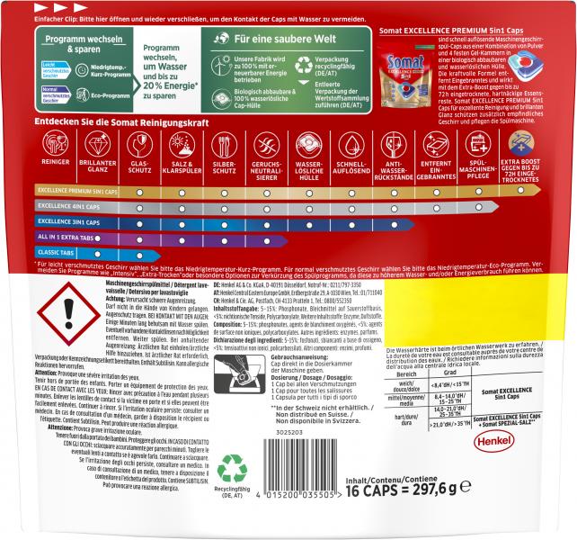 Somat Excellence Premium 5in1 Caps