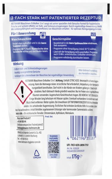 Heitmann Maschinen Entkalker 3in1