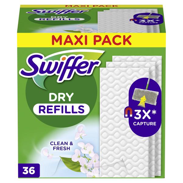 Swiffer Dry 36 Trockene Bodentücher Clean & Fresh