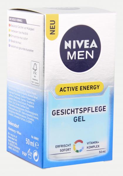 Nivea Men Active Energy Gesichtspflege Gel