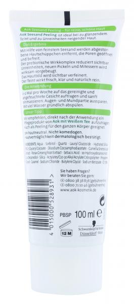 Aok Seesand Peeling mit weißem Tee