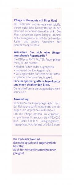 Nivea Q10 Plus Anti-Falten Augenpflege