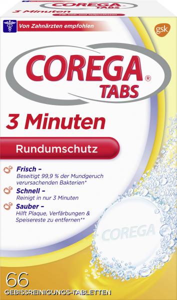 Corega Tabs 3 Minuten
