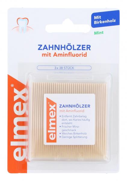 Elmex Zahnhölzer mit Aminfluorid