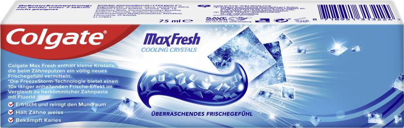 Colgate Max Fresh Zahncreme Cooling Crystals