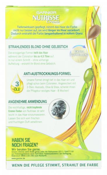 Garnier Nutrisse Creme Intensiv-Coloration 100 sommerblond