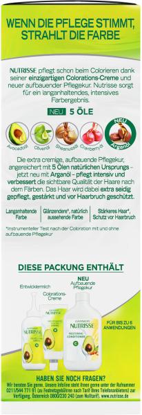 Garnier Nutrisse Creme Dauerhafte Pflege-Haarfarbe 40 chocolate mittelbraun