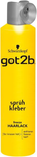 Schwarzkopf got2b Sprühkleber freeze Haarlack