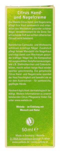 Weleda Citrus Hand- und Nagelcreme 