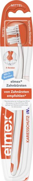 Elmex Zahnbürste InterX Kariesschutz Kurzkopf mittel