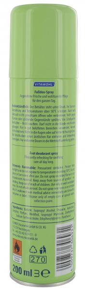 Vitawohl Fuß Deo Spray