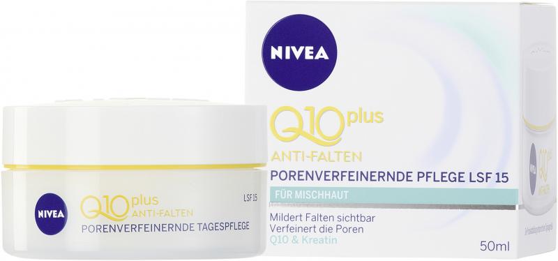 Nivea Q10 Plus Anti-Falten Porenverfeinernde Pflege LSF 15