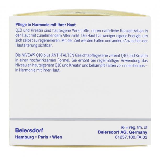 Nivea Q10 Plus Anti-Falten Porenverfeinernde Pflege LSF 15