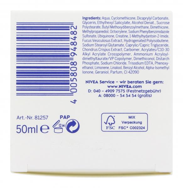 Nivea Q10 Plus Anti-Falten Porenverfeinernde Pflege LSF 15