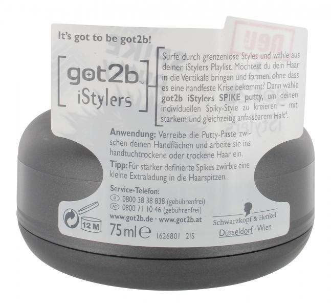Schwarzkopf got2b iStylers Spike Putty 