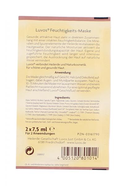 Luvos Heilerde Feuchtigkeits-Maske mit Mandelöl