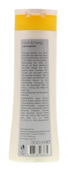 Jeden Tag Creme Dusche Milch & Honig