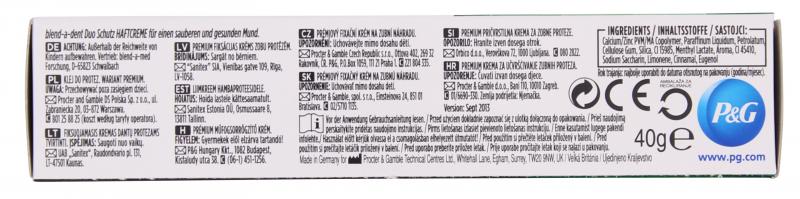 Blend-a-dent Premium Haftcreme Duo Schutz