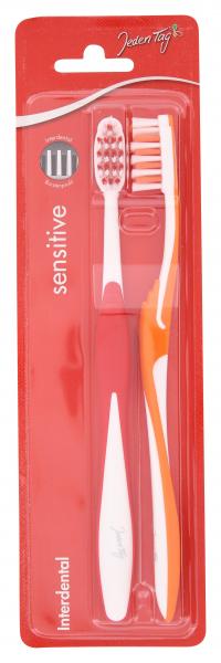 Jeden Tag Zahnbürsten Interdental sensitive