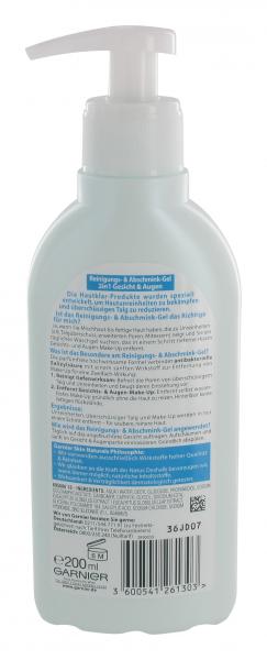 Garnier Skin Naturals Hautklar 2 in1 Reinigungs- & Abschmink-Gel