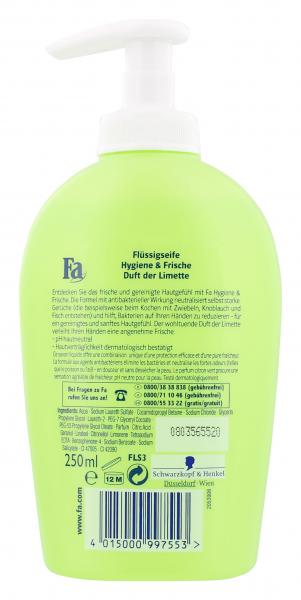 Fa Hygiene & Frische Flüssigseife Duft der Limette