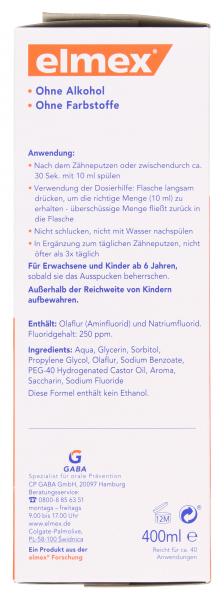 Elmex Junior Zahnspülung ohne Alkohol