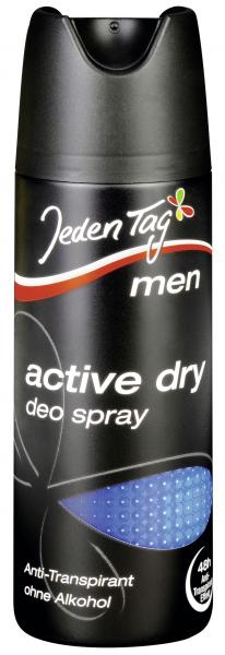 Jeden Tag Men Active dry Deo Spray