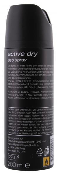 Jeden Tag Men Active dry Deo Spray