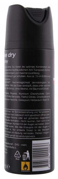 Jeden Tag Men Active dry Deo Spray
