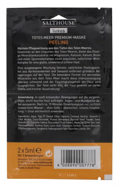 Salthouse Luxus Totes Meer Premium-Maske Peeling