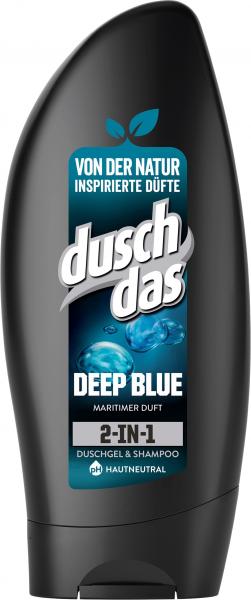 Duschdas 2in1 Deep Blue Duschgel & Shampoo mit Meeresmineralien