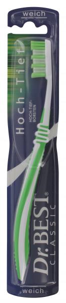 Dr. Best Zahnbürste Classic hoch-tief weich