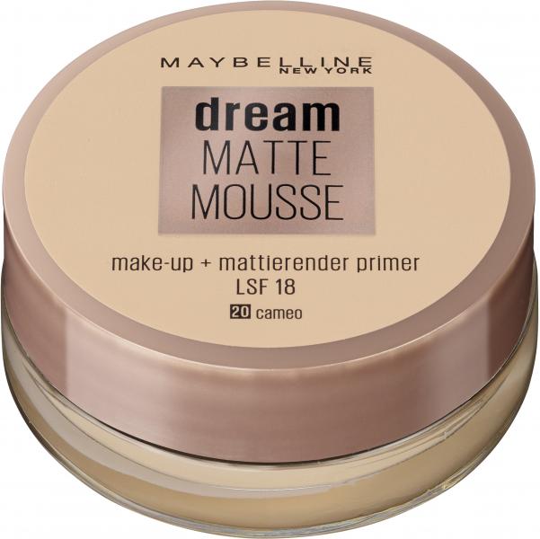 Maybelline Jade Dream Matte Mousse Make-Up 20 cameo LSF 18