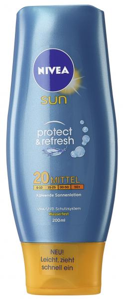 Nivea Sun Protect & Refresh Sonnenlotion LSF 20