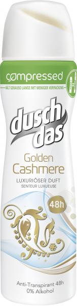Duschdas Golden Cashmere Anti-Transpirant Deo Spray compressed luxuriöser Duft