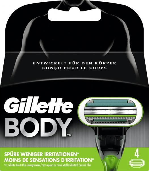 Gillette Body Klingen