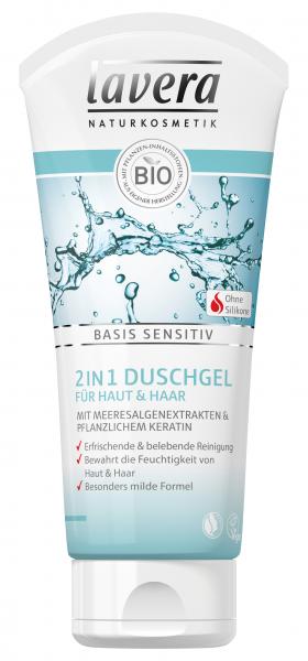 Lavera Basis sensitiv 2in1 Duschgel für Haut & Haar